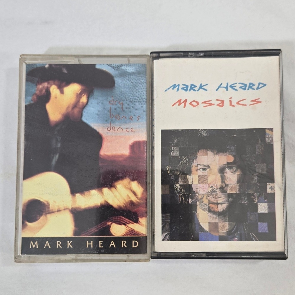 Mark Heard Cassette Tape Lot Mosaics Dry Bones Dance Vintage 1985 1990 Folk Rock